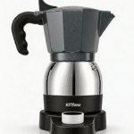 Bright Grey Electric Moka Pot